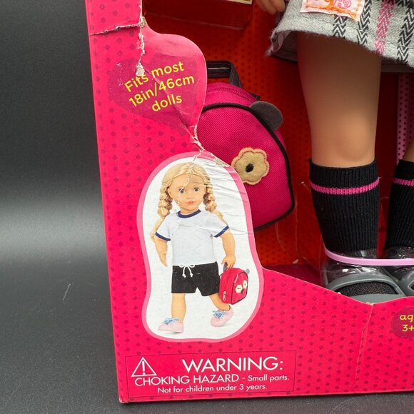 Our Generation Hally Storybook & Accessories 18" Posable School Doll READ - Picture 6 of 8